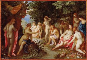 Diana e Callisto da Jan the Elder Brueghel